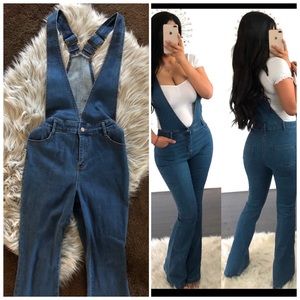 Denim jumpsuit and dress
